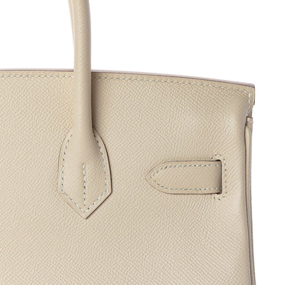 Hermes Epsom Birkin 30 Craie 19 of 37