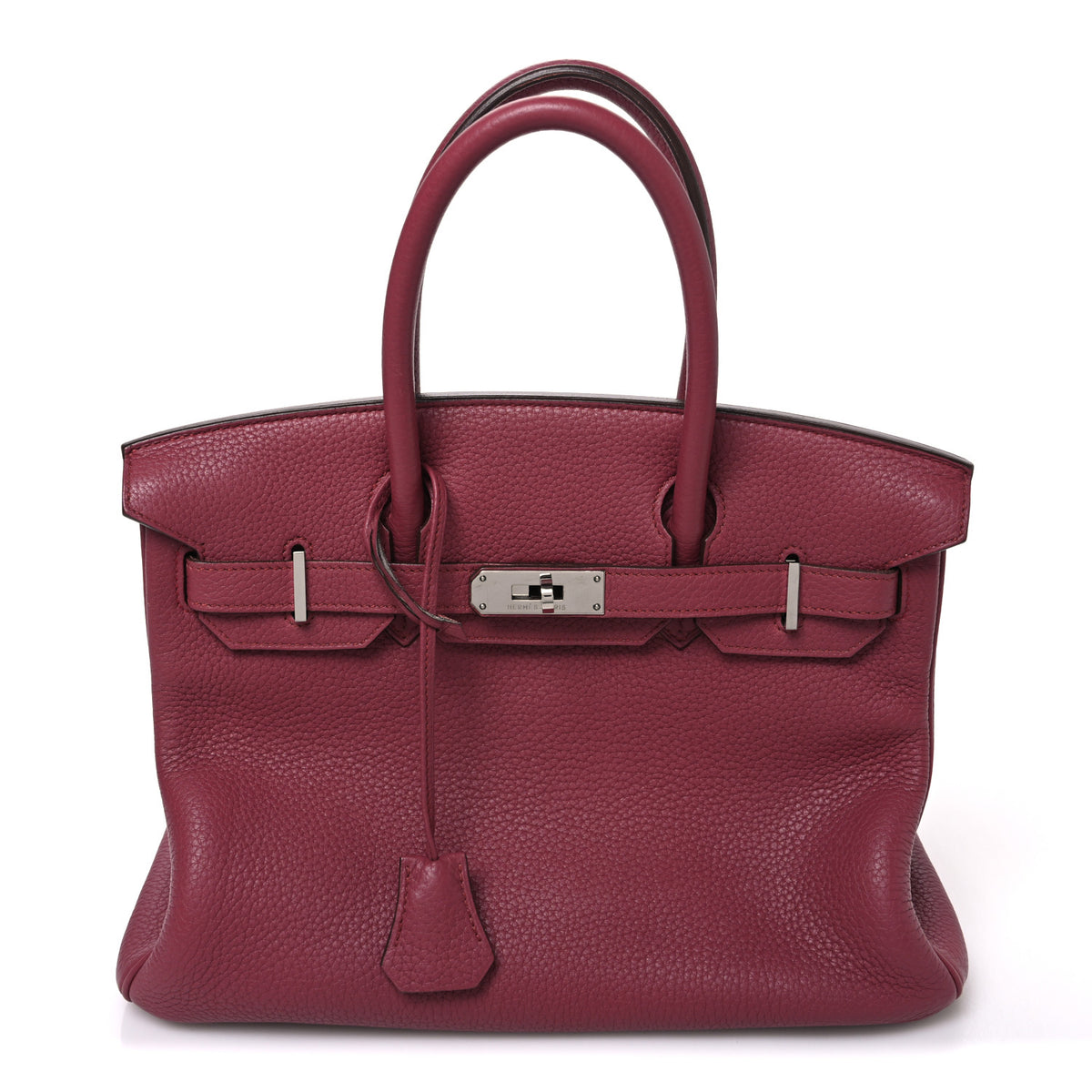 Hermes Taurillon Clemence Birkin 30 Bois de Rose 1 of 12