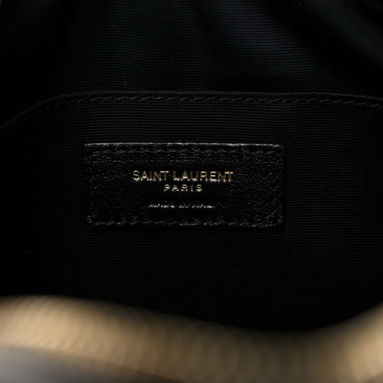 Saint Laurent Calfskin Matelasse Monogram Lou Camera Bag Grey Kaki 10 of 17