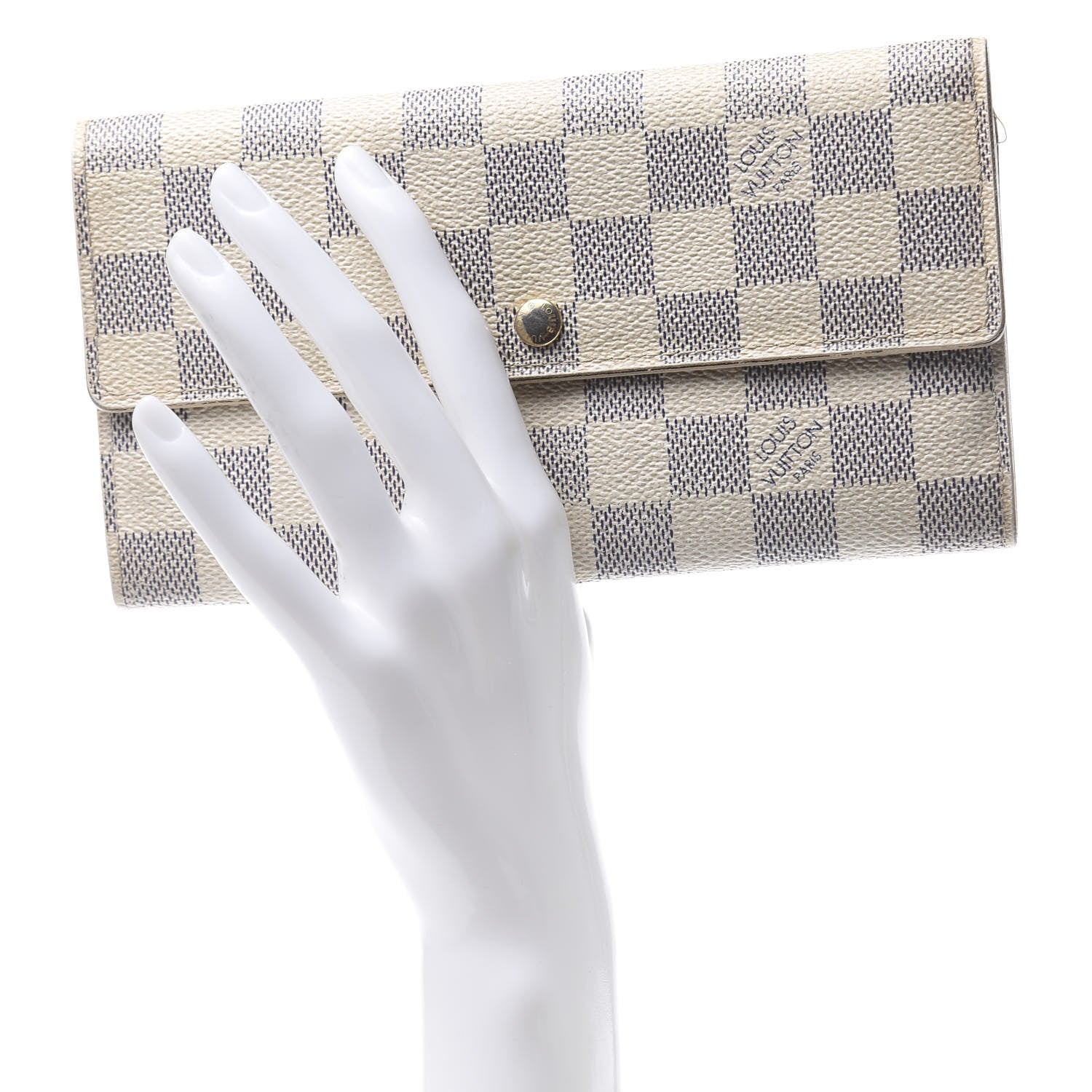 Louis Vuitton Damier Azur Sarah Wallet 2 of 13