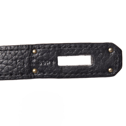 Hermes Taurillon Clemence Jypsiere 28 Black 7 of 16