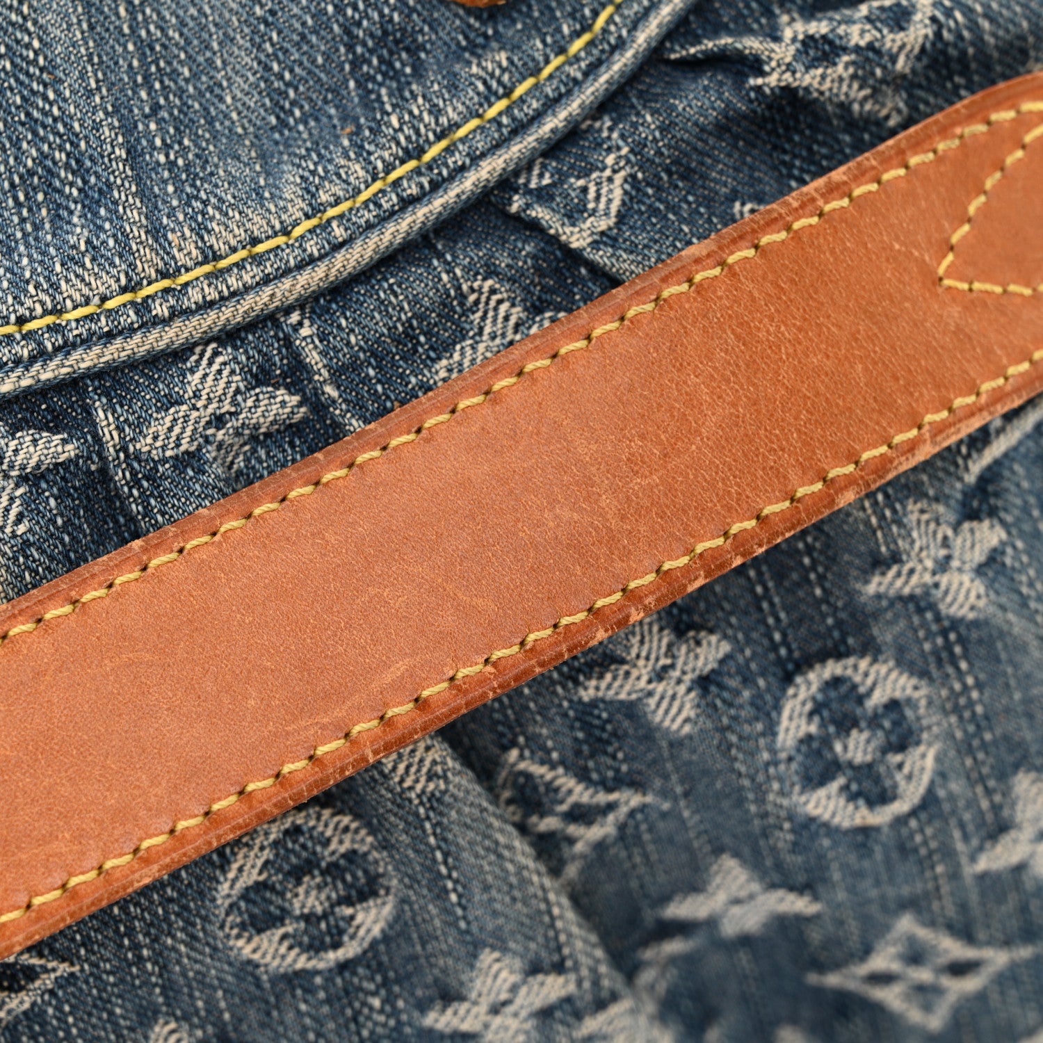 Louis Vuitton Denim Neo Cabby MM Blue 19 of 20