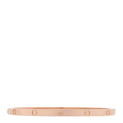 Cartier 18K Pink Gold Small LOVE Bracelet 16 2 of 7