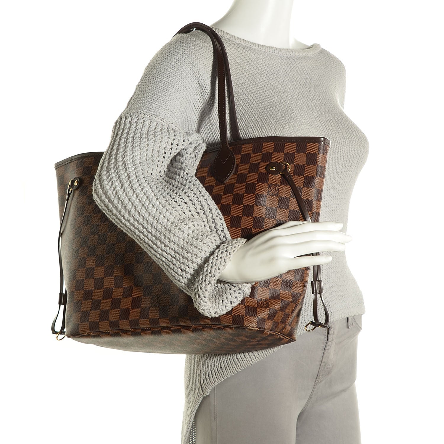 Louis Vuitton Damier Ebene Neo Neverfull MM 3 of 7