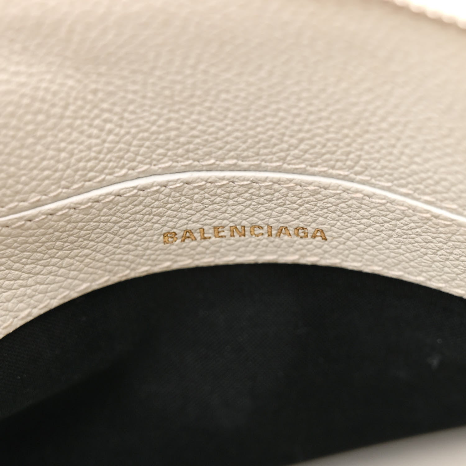 Balenciaga Grained Calfskin XXS Ville Top Handle Bag White Black 5 of 16
