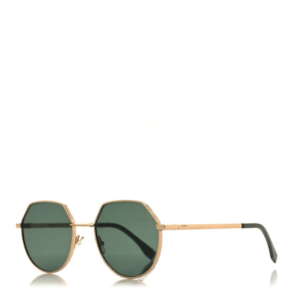 Fendi Metal Sunglasses FF M0029/S Gold Green 1 of 7