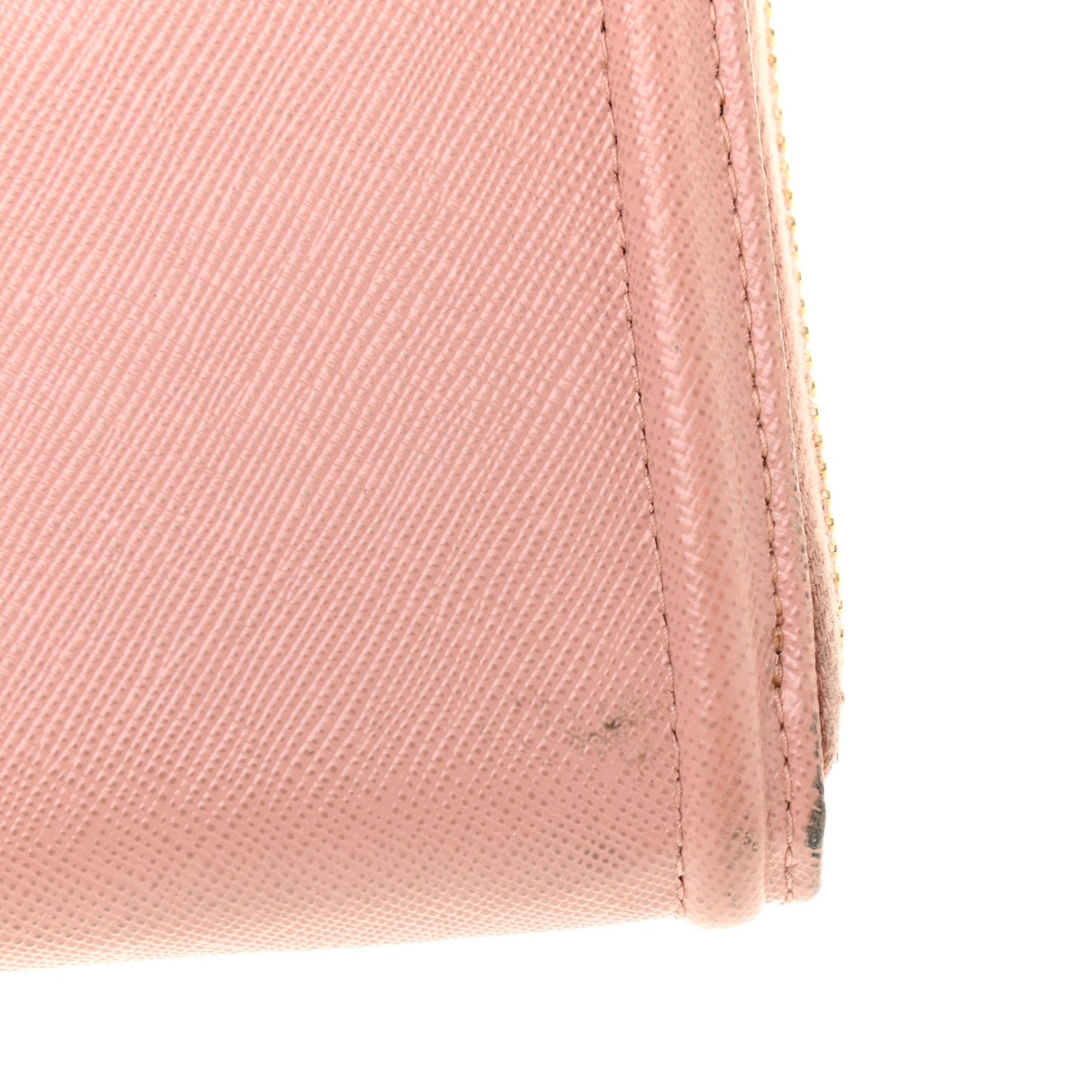 Saffiano Metal Zip Around Wallet Pesco