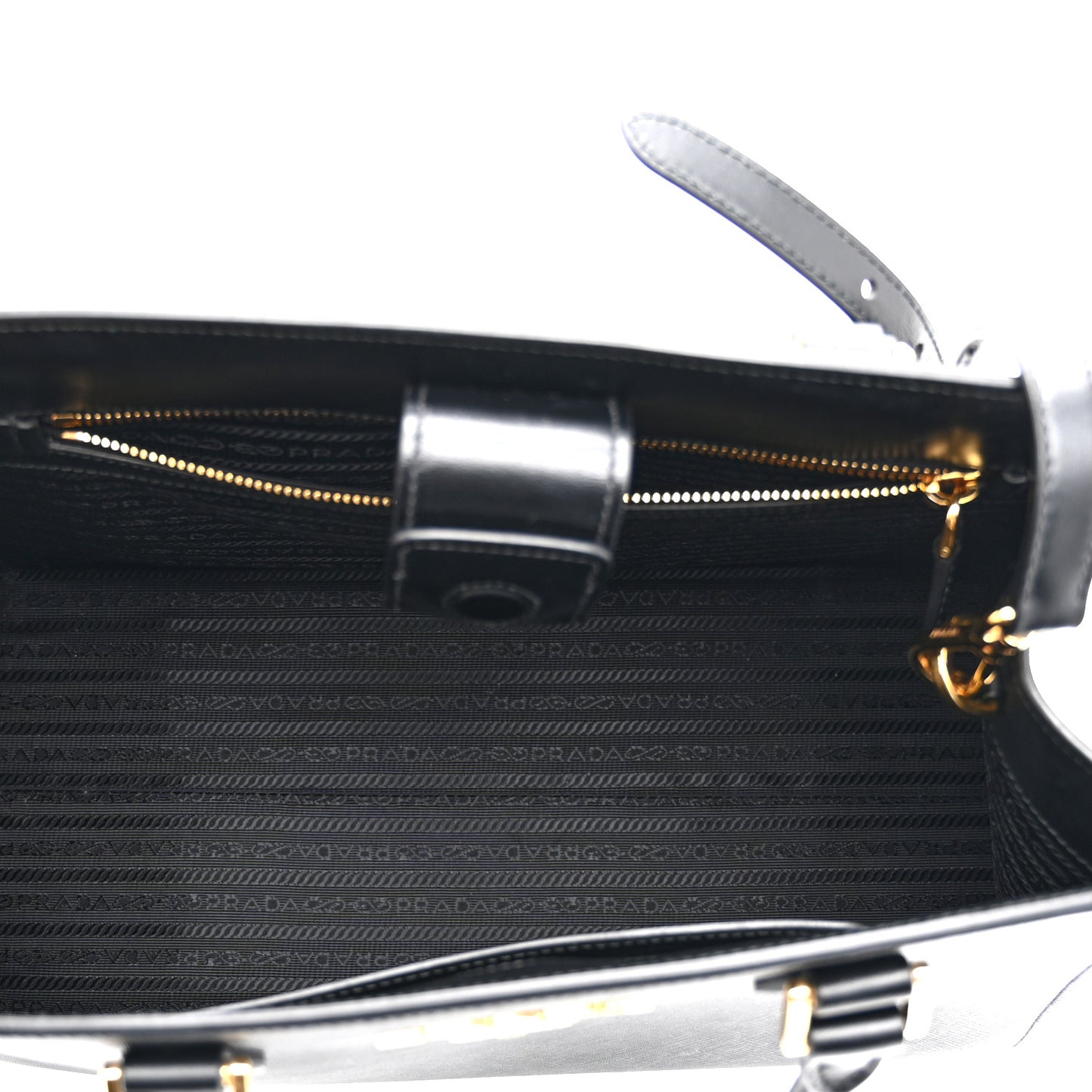 Saffiano Soft Calfskin Tote Black