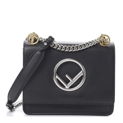 Fendi Vitello Century Opaco F is Fendi Small Kan I Shoulder Bag Black 1 of 10