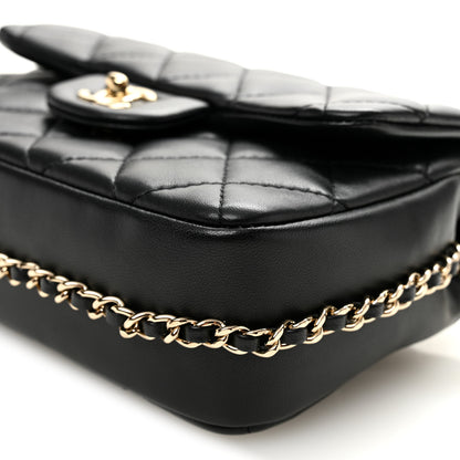 Chanel Lambskin Quilted Small My Precious Flap Black 10 of 10