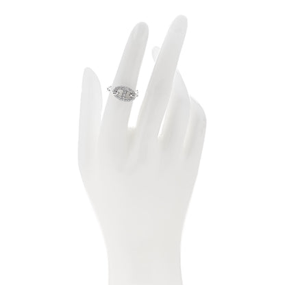 Hermes 18K White Gold Diamond New Farandole Ring 51 5.75 2 of 6