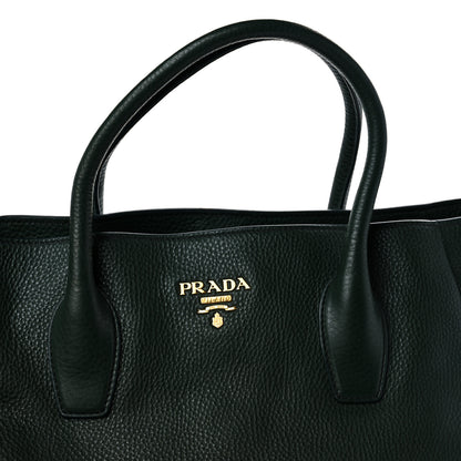 Prada Vitello Daino Tote Foresta 4 of 10