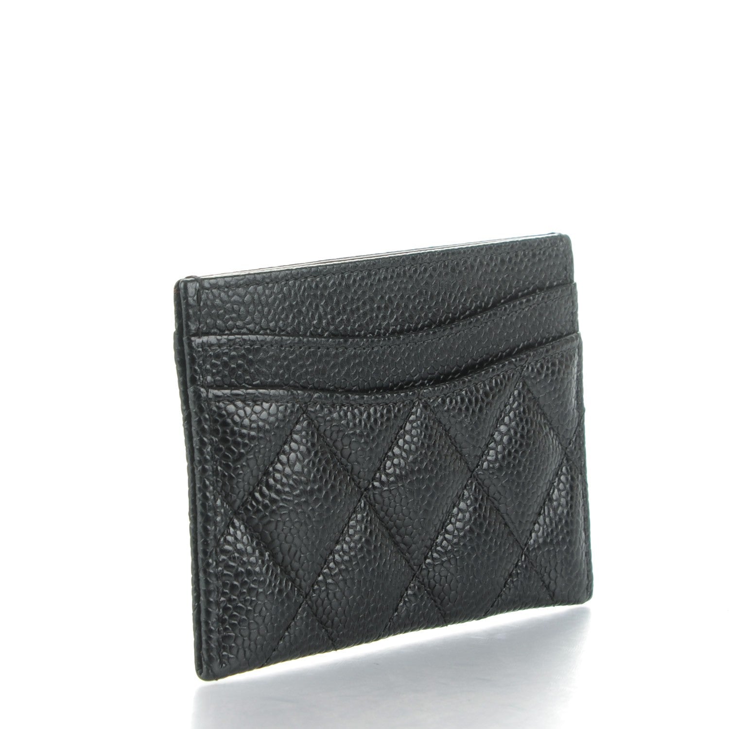 Chanel Caviar Quilted Card Holder Black 3 of 9