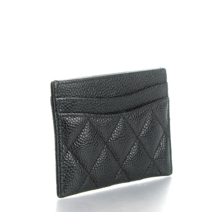 Chanel Caviar Quilted Card Holder Black 3 of 9