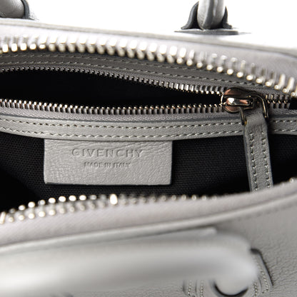 Givenchy Sugar Goatskin Mini Antigona Pearl Grey 8 of 12