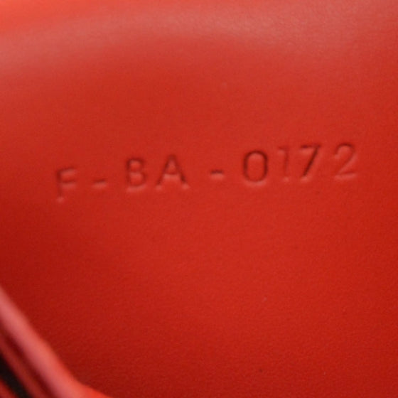 Grained Calfskin Continental Wallet Red