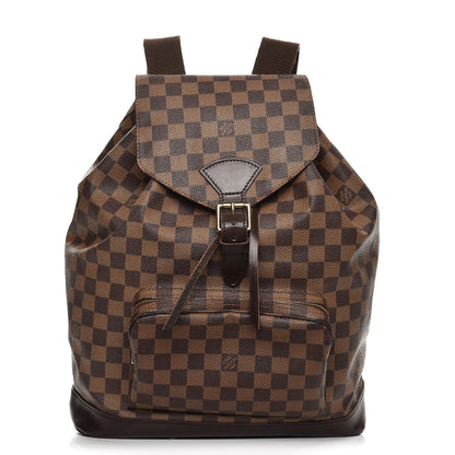 Louis Vuitton Damier Ebene Montsouris GM Backpack 1 of 15