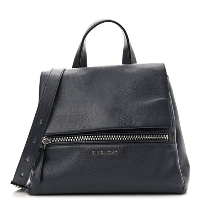 Givenchy Calfskin Small Pandora Pure Flap Bag Blue 1 of 10