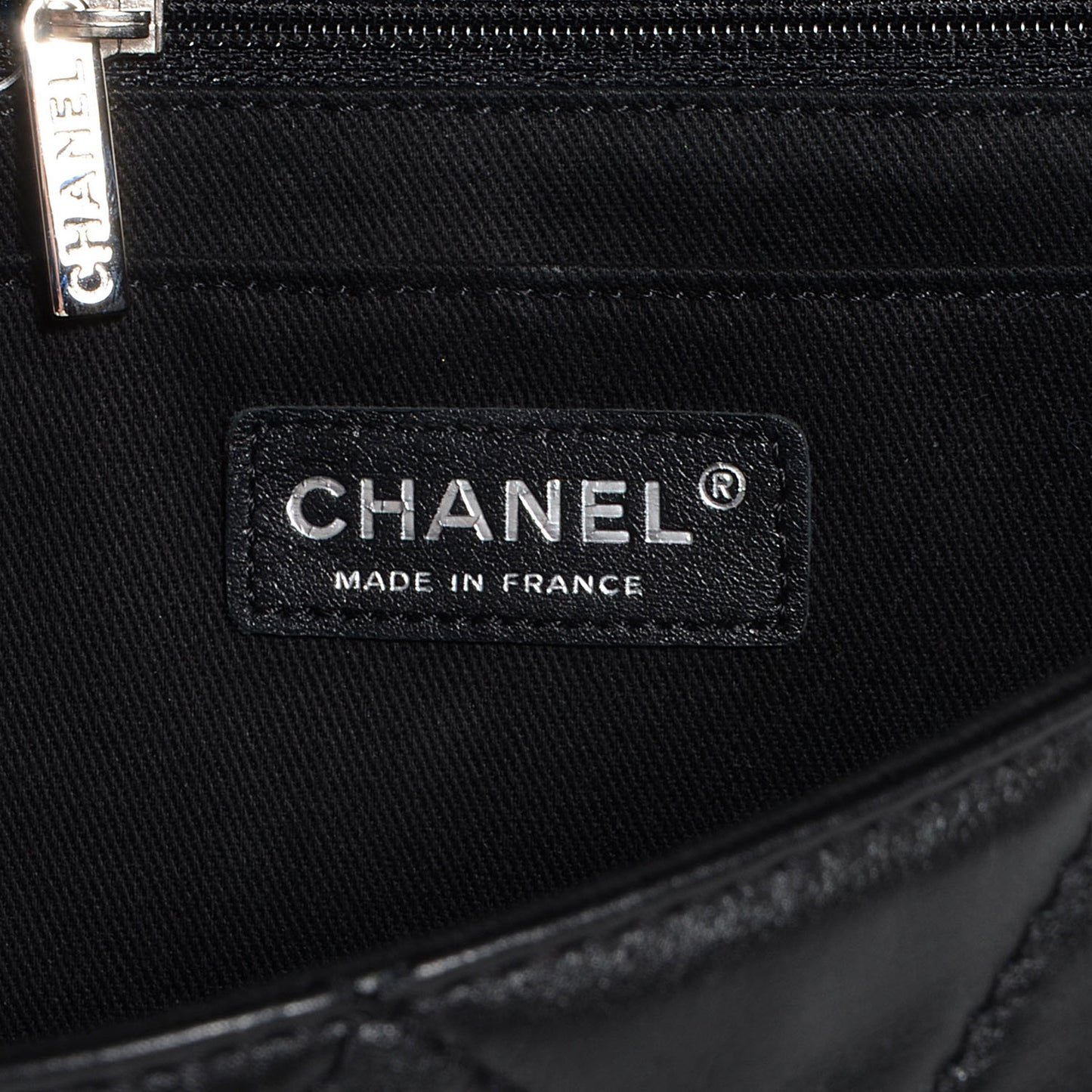 Calfskin Quilted In the Business Flap Bag Black