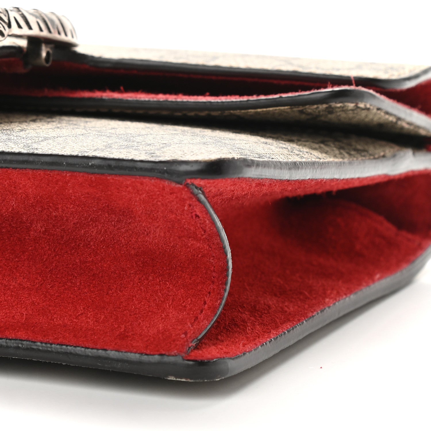 Gucci GG Supreme Monogram Mini Dionysus Shoulder Bag Hibiscus Red 9 of 9