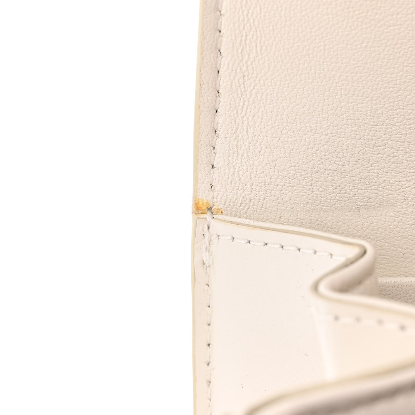 Shiny Calfskin Medium Triomphe White