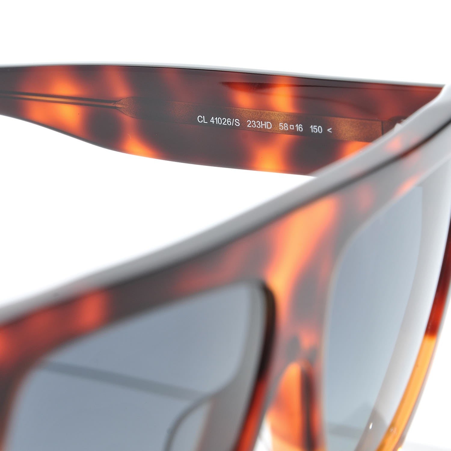 Celine Shadow Sunglasses CL 41026/S Havana 6 of 8