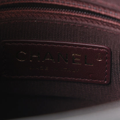 Chanel Lambskin Shopping Chain Tote Black 6 of 10