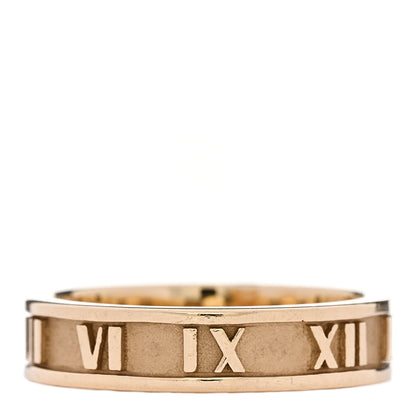 Tiffany 18K Yellow Gold Atlas Ring 49 5 1 of 5