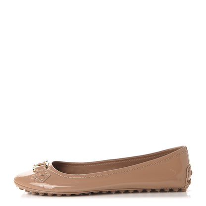 Louis Vuitton Patent Calfskin Oxford Ballerina Flats 39.5 Rose Poudre 1 of 10