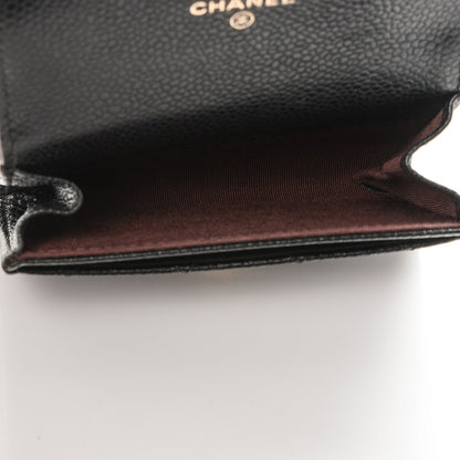 Chanel Caviar Quilted Flap Card Holder Black 5 of 8