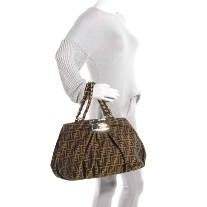 Fendi Zucca Mia Tote Tobacco 2 of 9