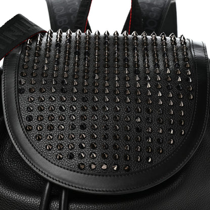 Christian Louboutin Calfskin Spiked Explorafunk Backpack Black 7 of 9