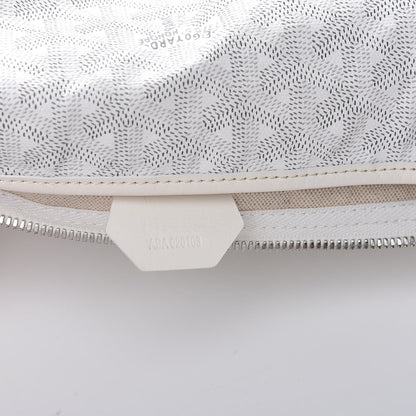 Goyard Goyardine Fidji Zip Hobo White 8 of 11