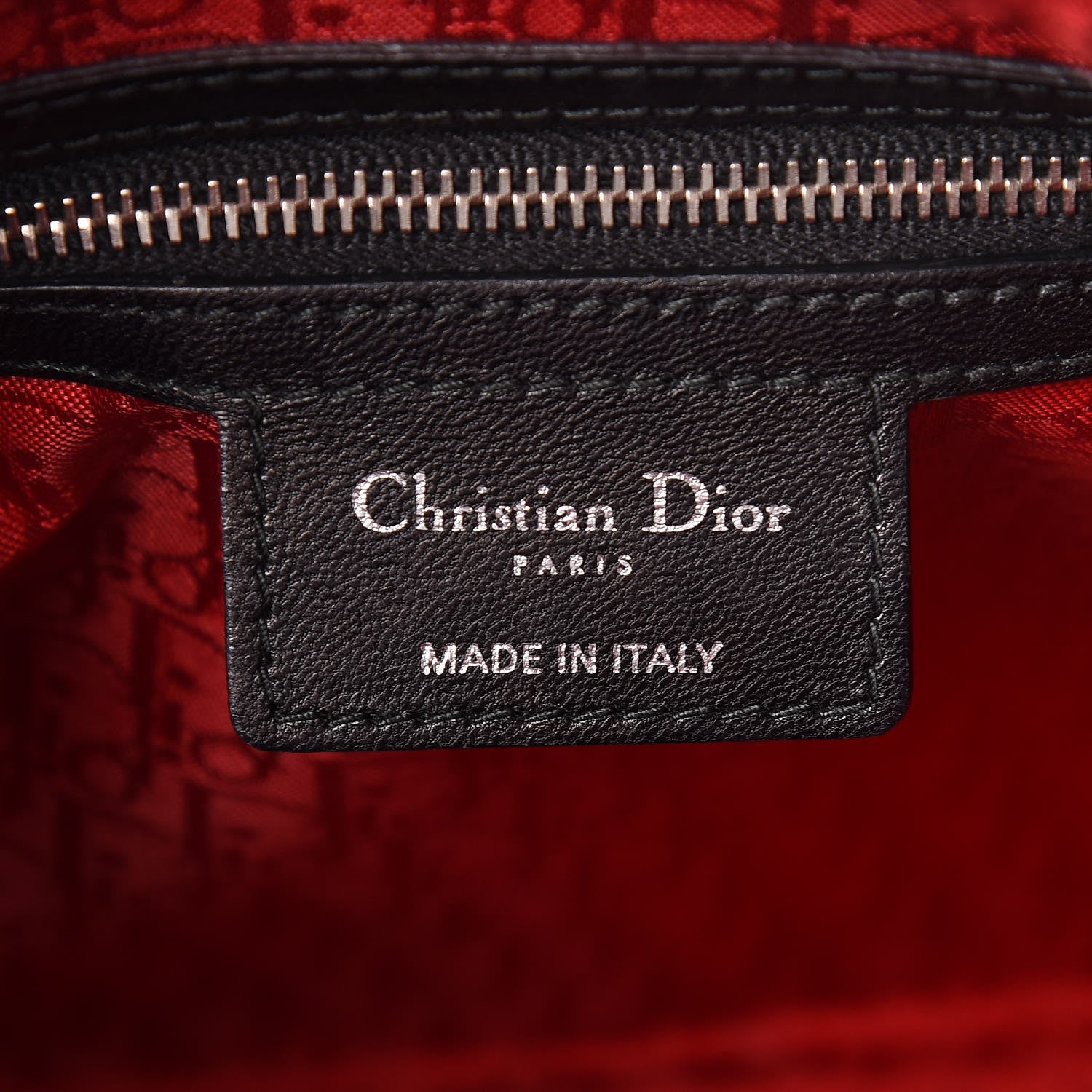 Christian Dior Lambskin Cannage Large Lady Dior Black 6 of 11