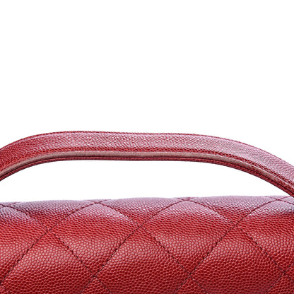 Chanel Caviar Quilted Large Business Affinity Flap Red 18 of 20