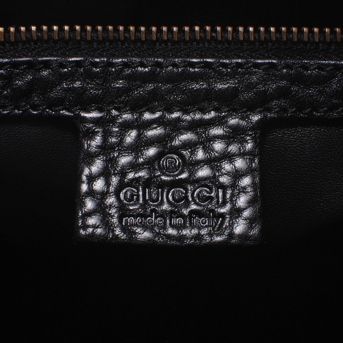 Python Large GG Running Tote Black