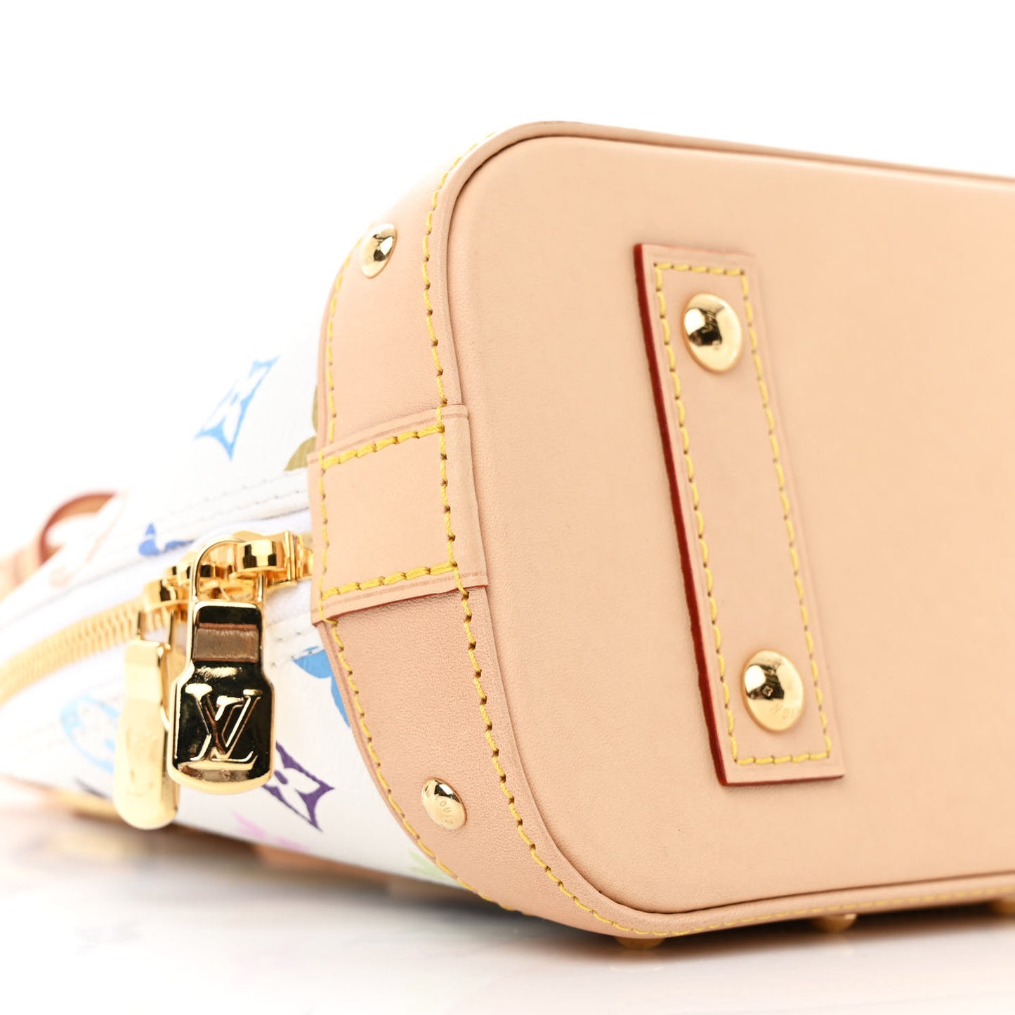 LV x TM Monogram Multicolor Alma BB White