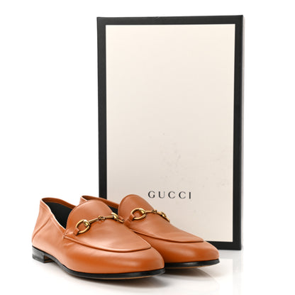 Gucci Lambskin Womens Brixton Horsebit Loafers 39 Crystal Copper 11 of 11