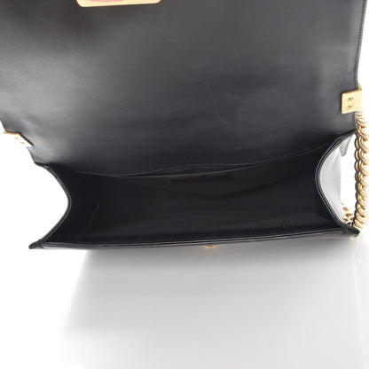 Chanel Calfskin Quilted Medium Boy Flap Black 6 of 15