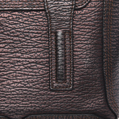3.1 Phillip Lim 3.1 Metallic Textured Calfskin Mini Pashli Satchel Burgundy 11 of 13