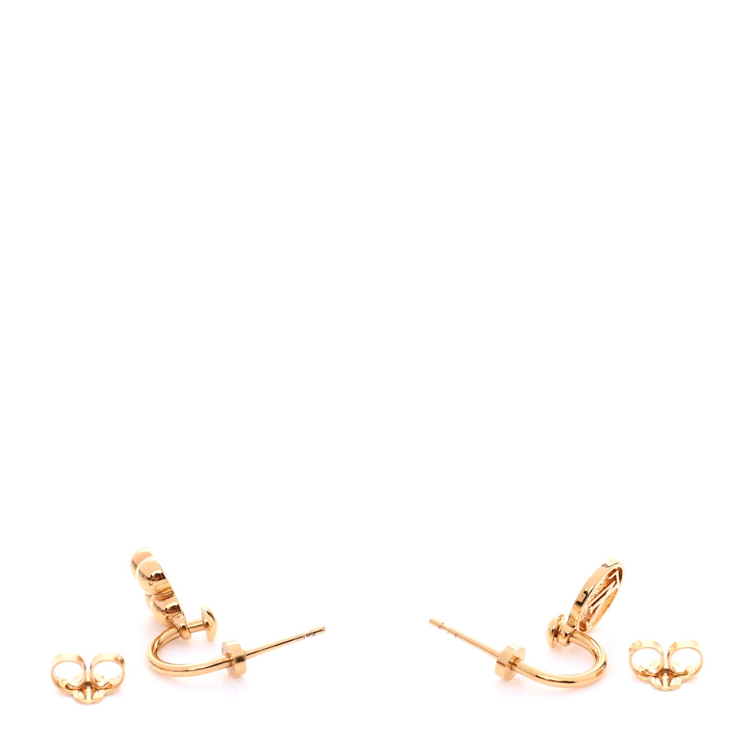 Brass Blooming Earrings Gold