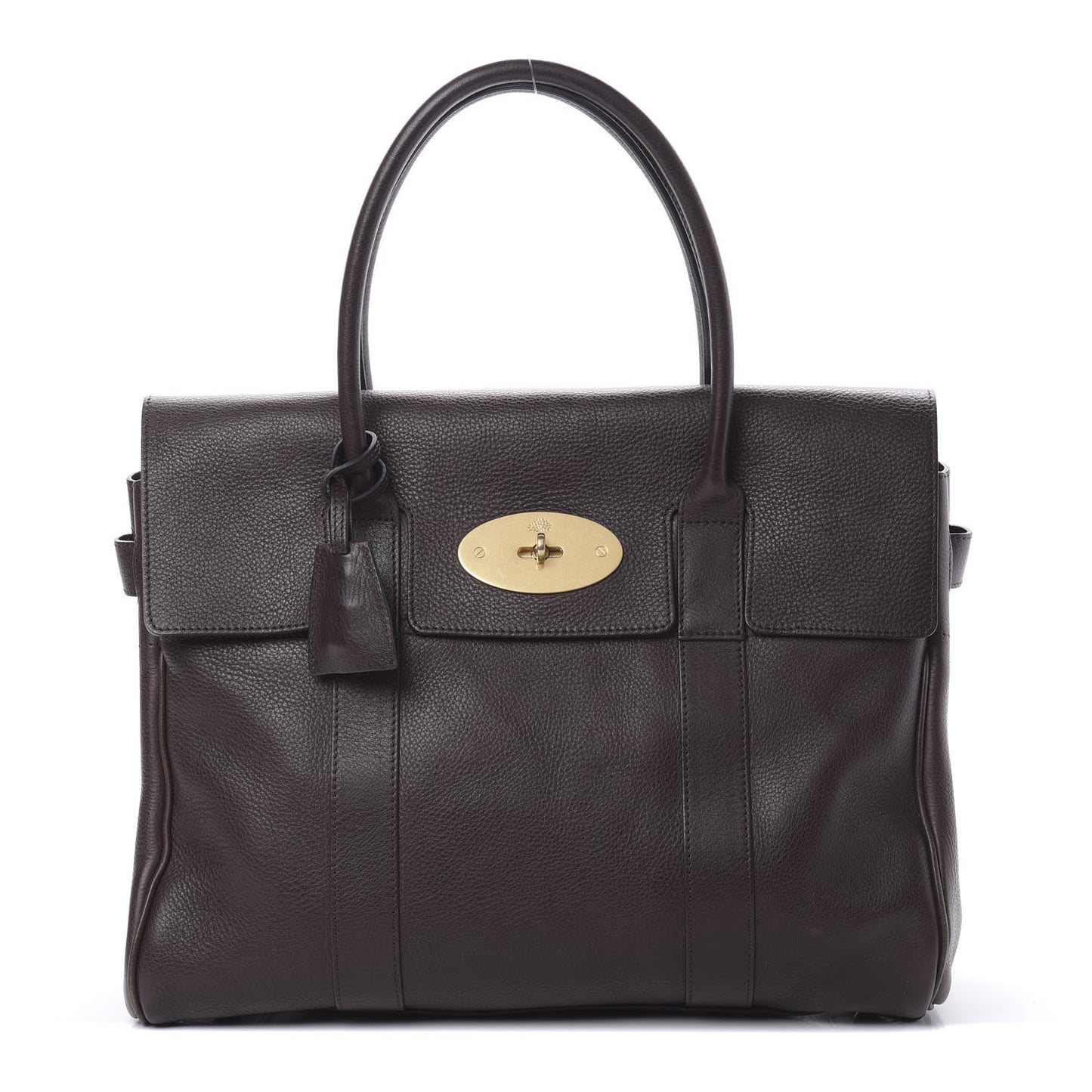 Classic Grain Calfskin Bayswater Chocolate