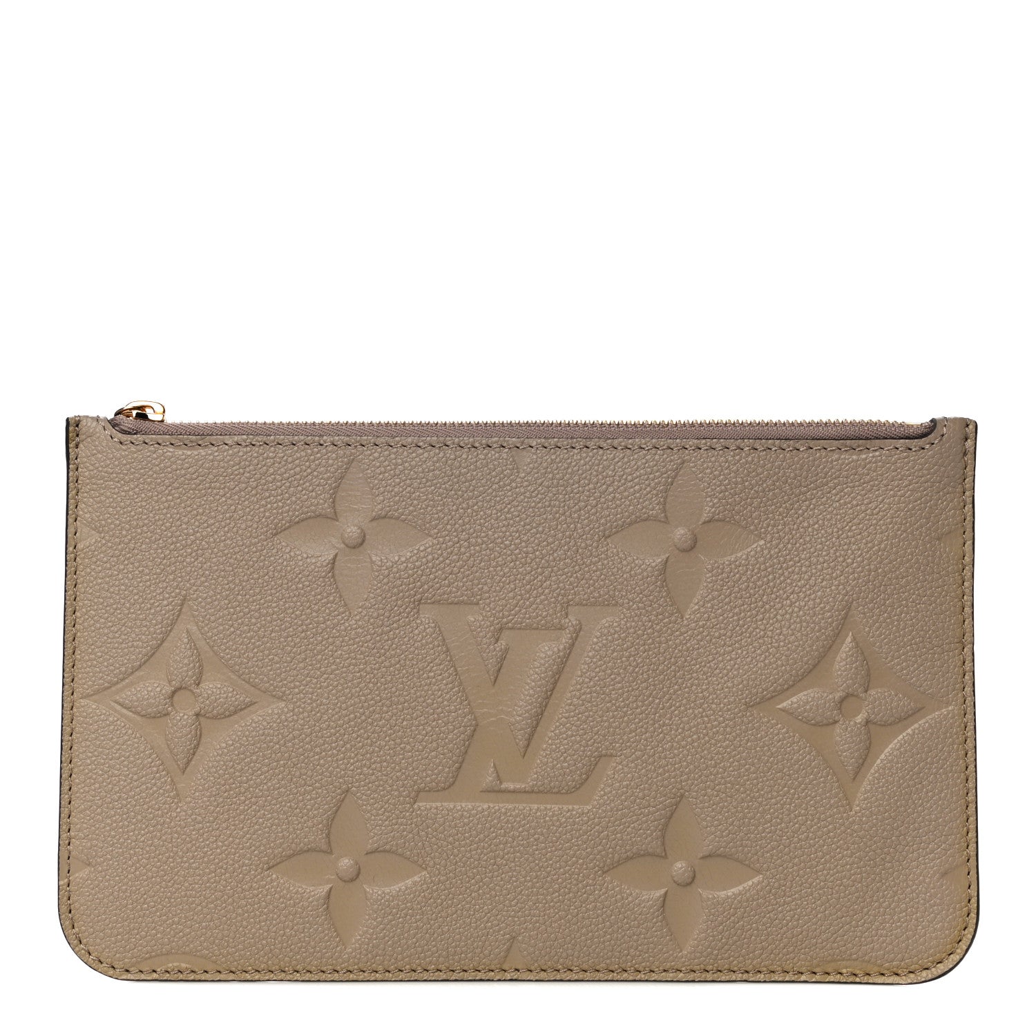Louis Vuitton Empreinte Monogram Giant Neverfull MM Pochette Tourterelle 1 of 9