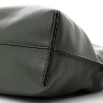 Loewe Calfskin Flamenco Knot Clutch Vintage Khaki 10 of 10