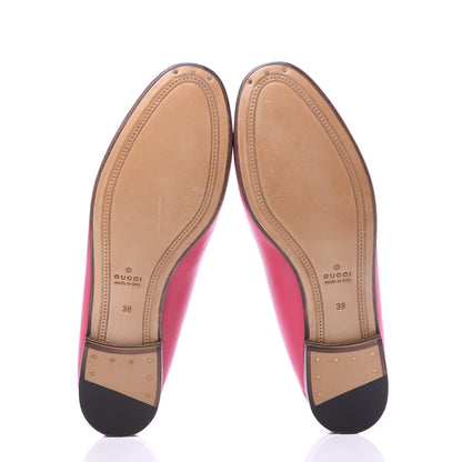 Gucci Lambskin Womens Brixton Horsebit Loafers 38 Hot Pink 5 of 9