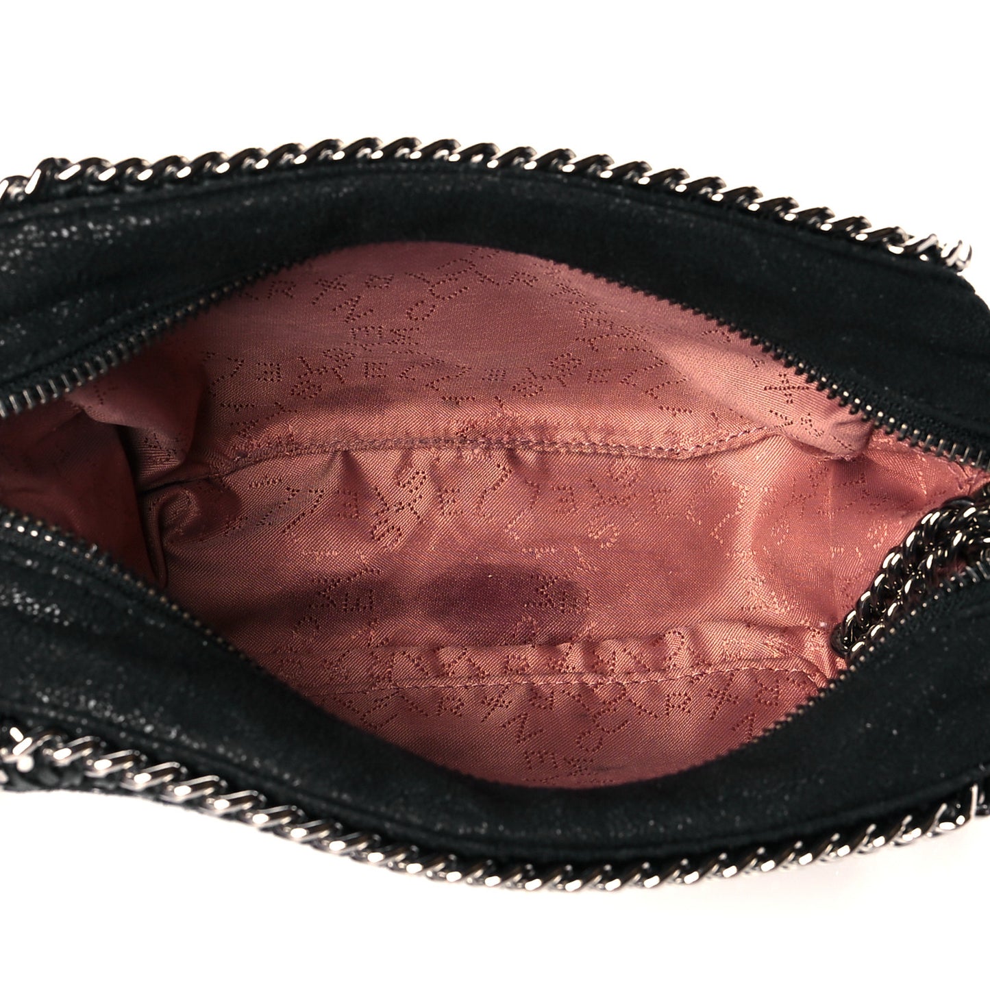 Shaggy Deer All Over Studs Falabella Crossbody Camera Bag Black