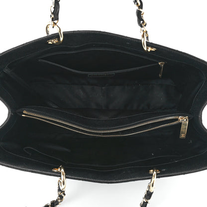 Chanel Caviar Quilted XL Grand Shopping Tote GST Black 6 of 12