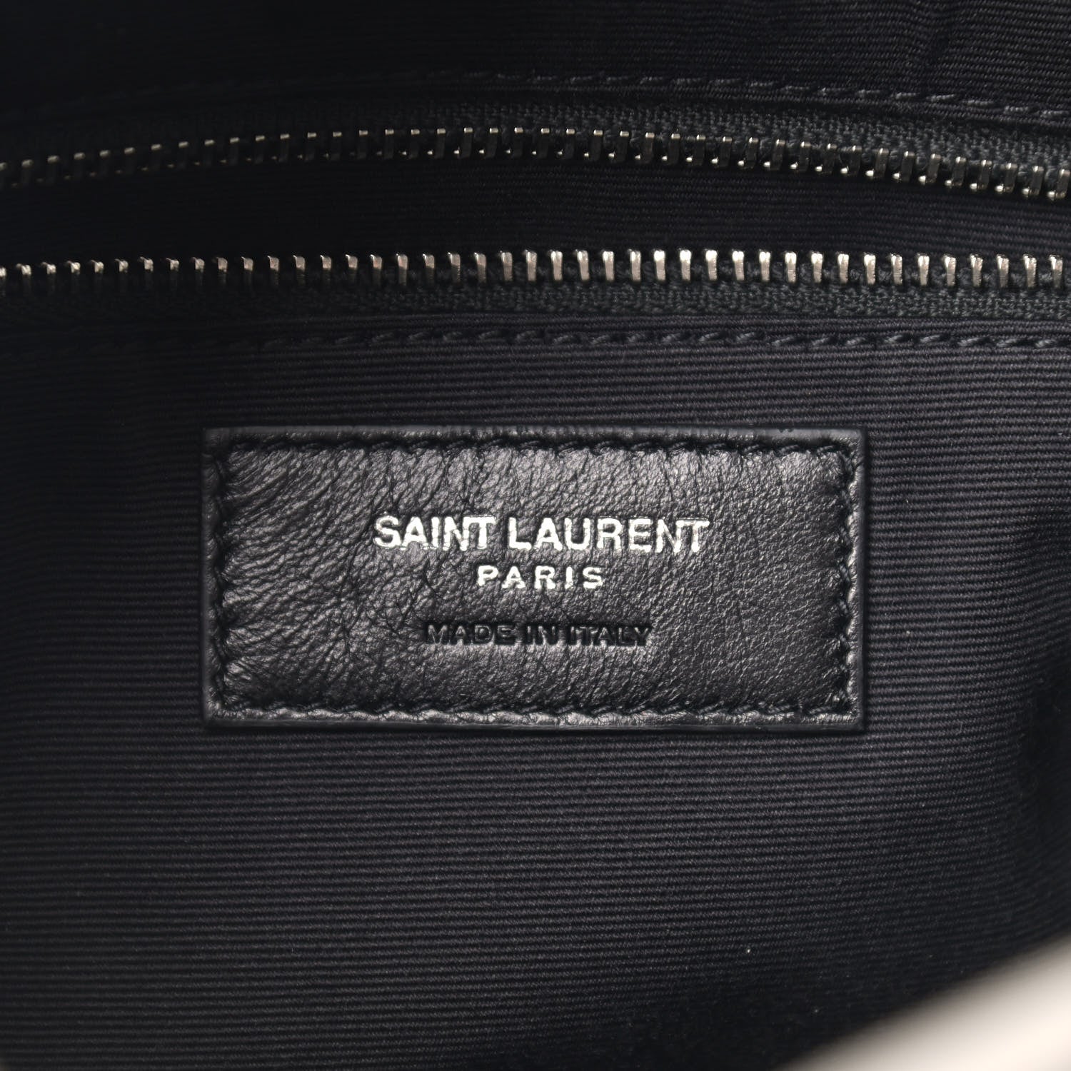 Saint Laurent Calfskin Y Quilted Monogram Small Loulou Bowling Bag Light Gray 6 of 10