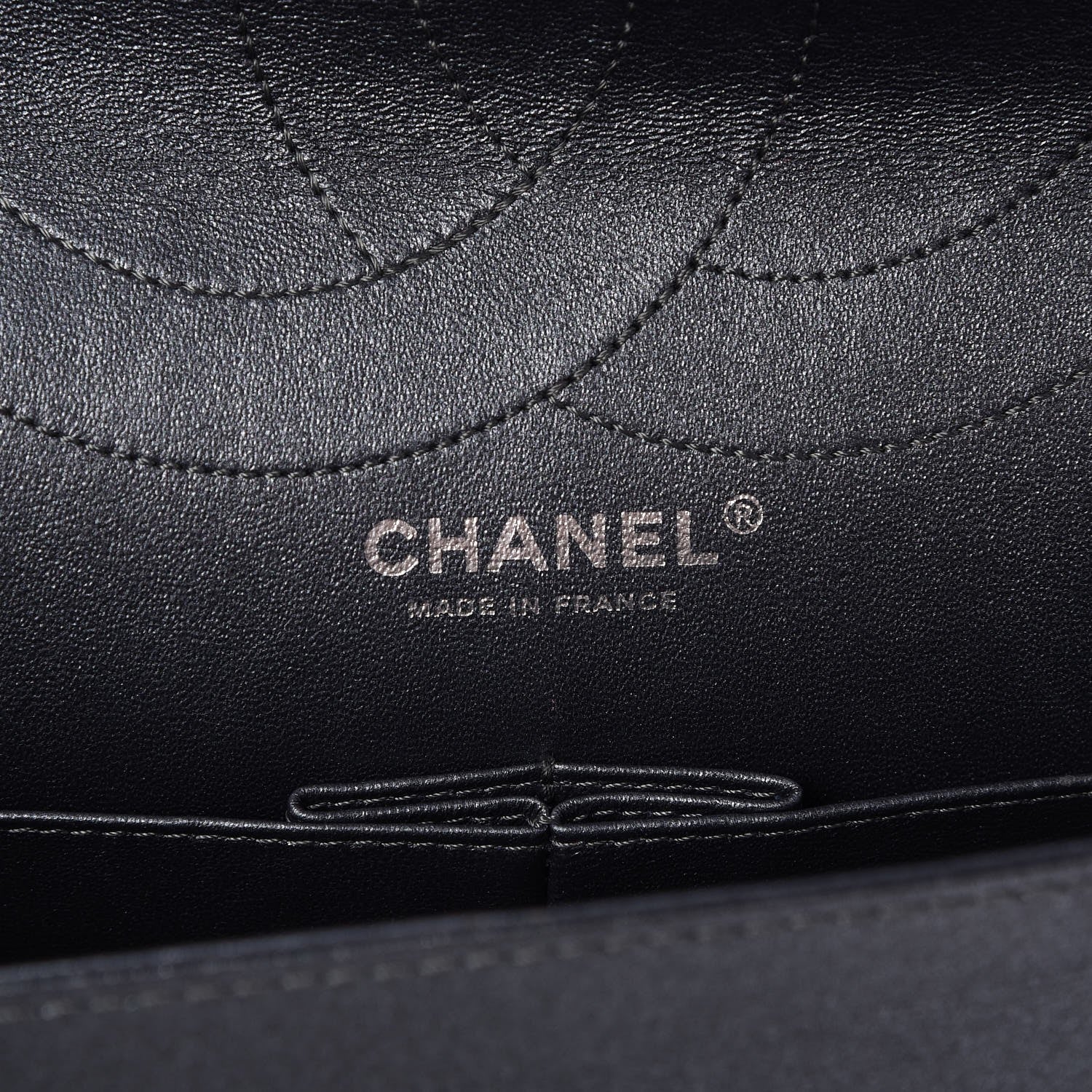 Chanel Metallic Calfskin Quilted 2.55 Reissue 227 Flap Charcoal 7 of 9