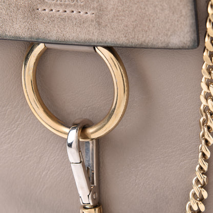 Chloe Suede Calfskin Mini Faye Bracelet Bag Motty Grey 11 of 13